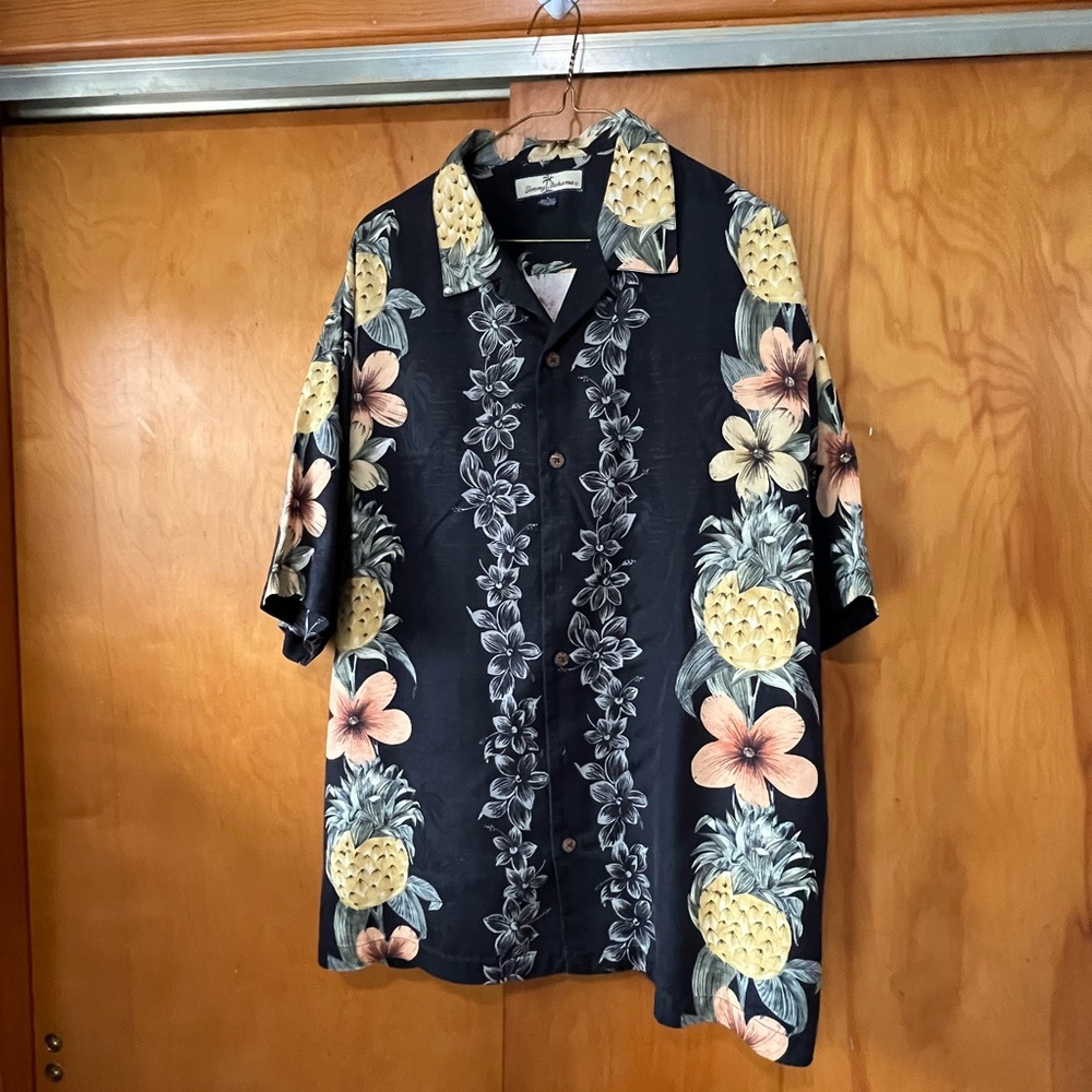 Tommy Bahama Floral Silk Button Down